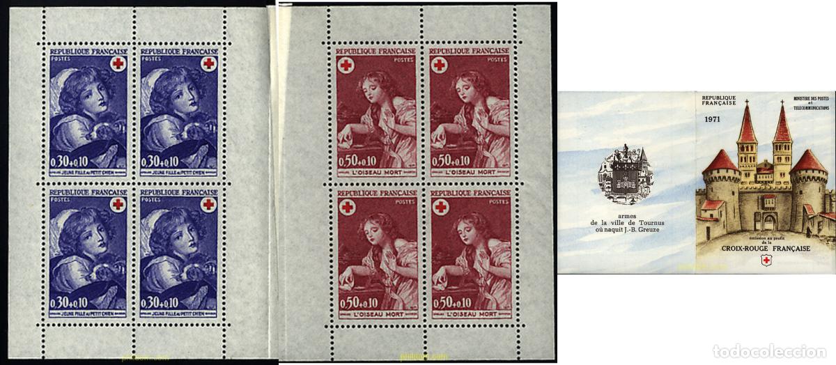 Sellos: 2618 MNH FRANCIA 1971 CRUZ ROJA