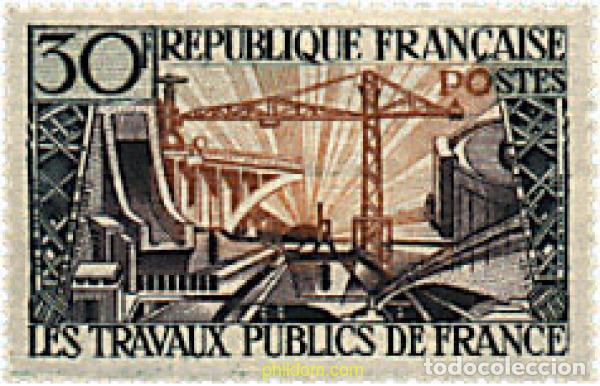 Sellos: 59716 MNH FRANCIA 1957 OBRAS PUBLICAS