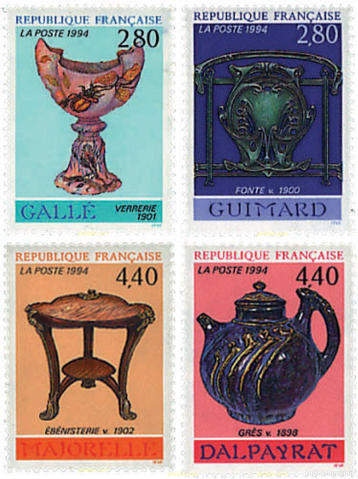 Sellos: 59737 MNH FRANCIA 1994 ARTE DECORATIVO