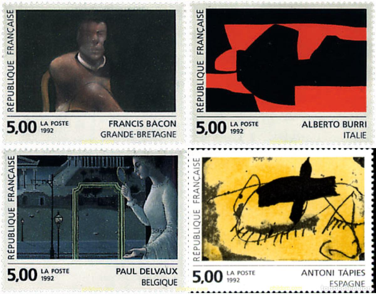 Sellos: 59734 MNH FRANCIA 1992 ARTE CONTEMPORANEO