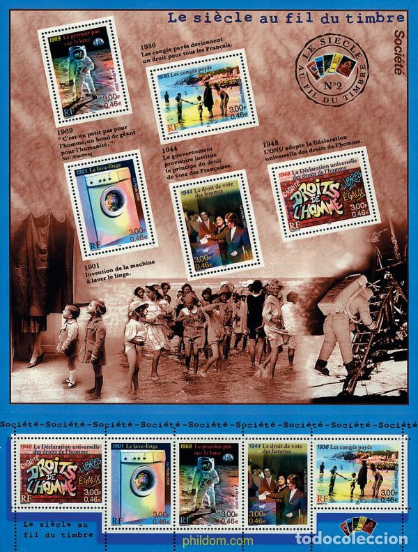 Sellos: 88569 MNH FRANCIA 2000 EL SIGLO XX