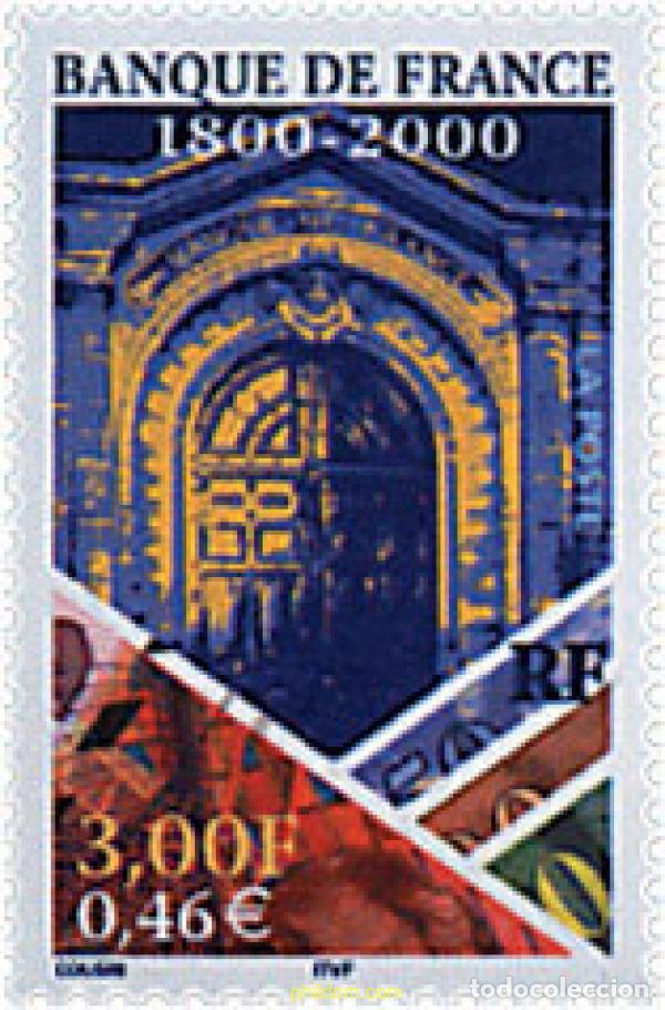 Sellos: 53283 MNH FRANCIA 2000 BICENTENARIO DE LA BANCA DE FRANCIA