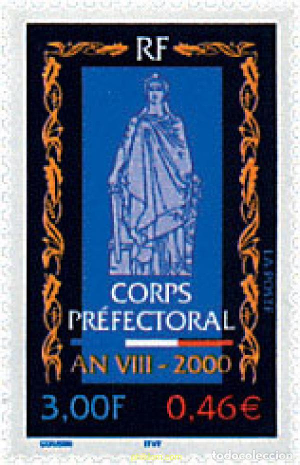 Sellos: 53285 MNH FRANCIA 2000 BICENTENARIO DE LA CREACION DE CUERPO PERFECTORAL