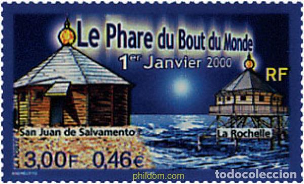 Sellos: 53267 MNH FRANCIA 2000 EL FARO DE LA PUNTA DEL MUNDO