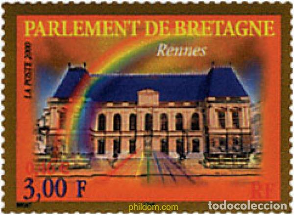 Sellos: 53292 MNH FRANCIA 2000 PARLAMENTO DE LA BRETA&Ntilde;A