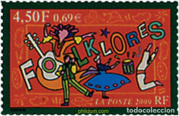 Sellos: 54837 MNH FRANCIA 2000 FOLCLORES