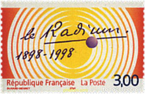 Sellos: 53432 MNH FRANCIA 1998 CENTENARIO DEL DESCUBRIMIENTO DEL RADIO POR PIERRE Y MARIE CURIE