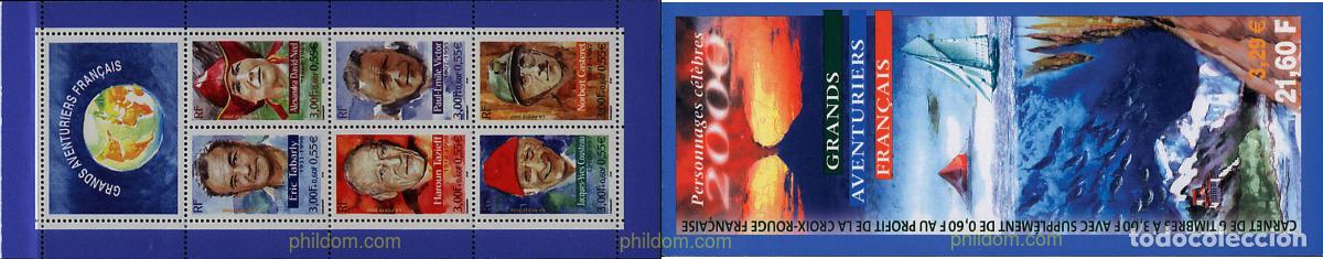 Sellos: 2699 MNH FRANCIA 2000 PERSONAJES CELEBRES. GRANDES AVENTUREROS FRANCESES