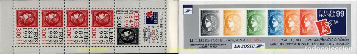 Sellos: 2702 MNH FRANCIA 1999 150 ANIVERSARIO DEL PRIMER SELLO FRANCES
