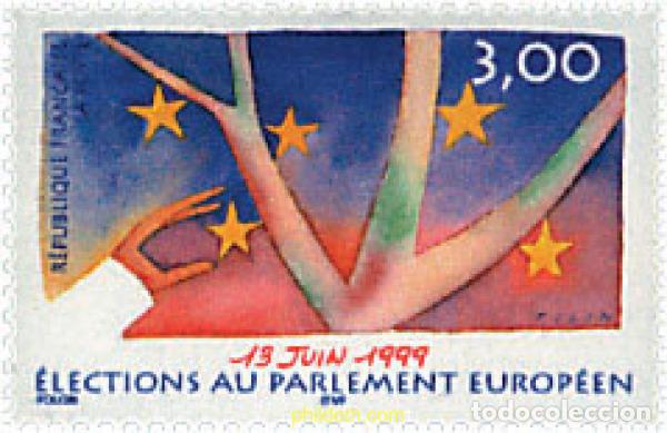 Sellos: 53492 MNH FRANCIA 1999 13 DE JUNIO ELECCIONES AL PARLAMENTO EUROPEO