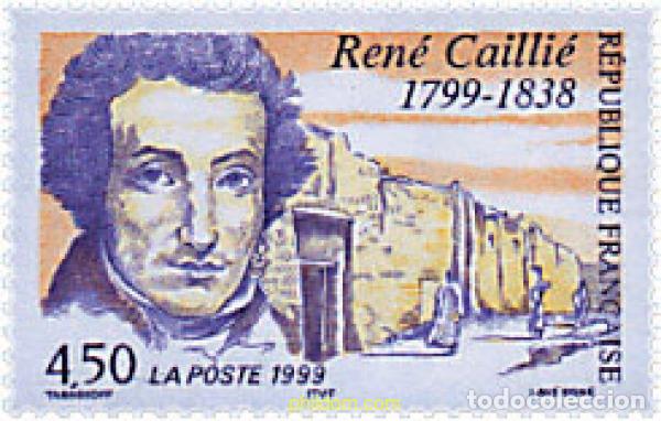 Sellos: 53511 MNH FRANCIA 1999 BICENTENARIO DEL NACIMIENTO DEL EXPLORADOR RENE CAILLIE