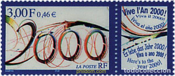 Sellos: 316573 MNH FRANCIA 1999 FELICITACIONES DE A&Ntilde;O NUEVO