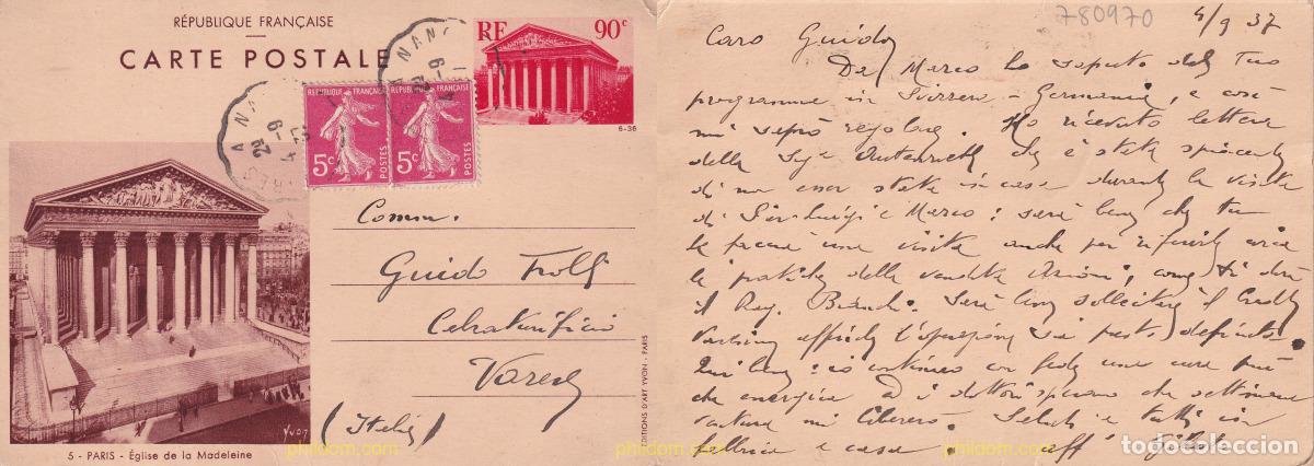 Sellos: 791309 USED FRANCIA 1932 SEMBRADORA