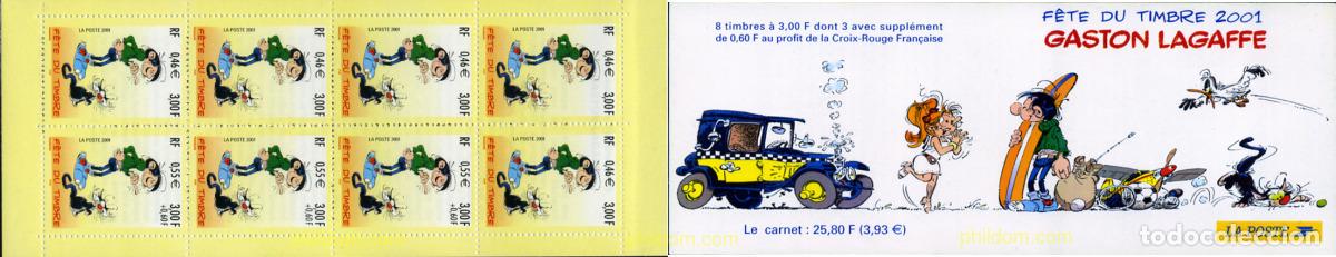 Sellos: 2434 MNH FRANCIA 2001 DIA DEL SELLO, Gaston Lagaffe