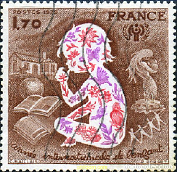 Sellos: 286494 USED FRANCIA 1979 A&Ntilde;O INTERNACIONAL DE LA INFANCIA