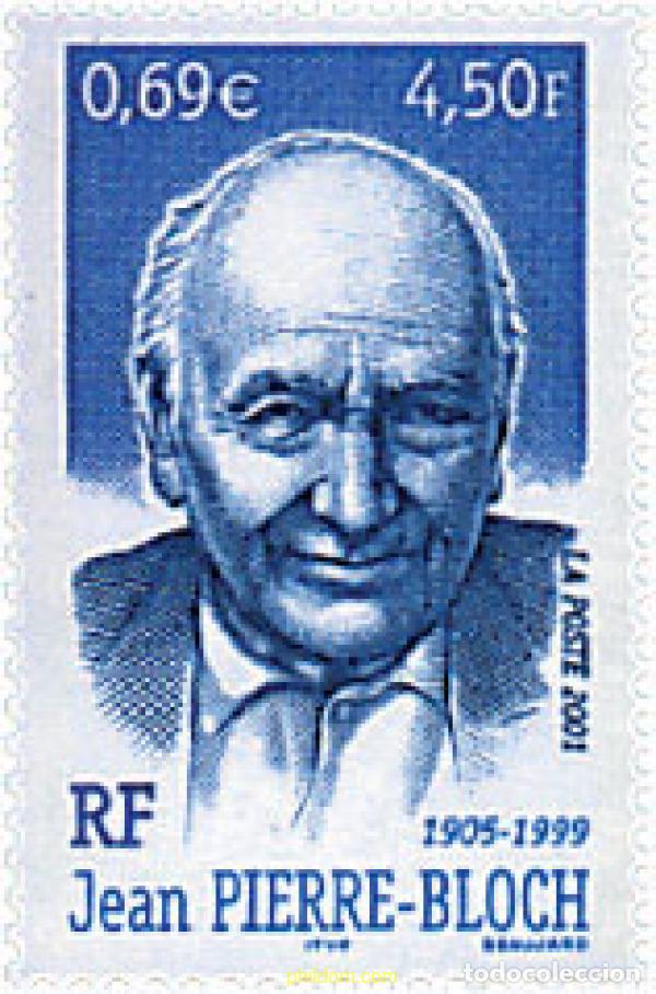 Sellos: 81211 MNH FRANCIA 2001 2 ANIVERSARIO DE LA MUERTE DE JEAN PIERRE-BLOCH