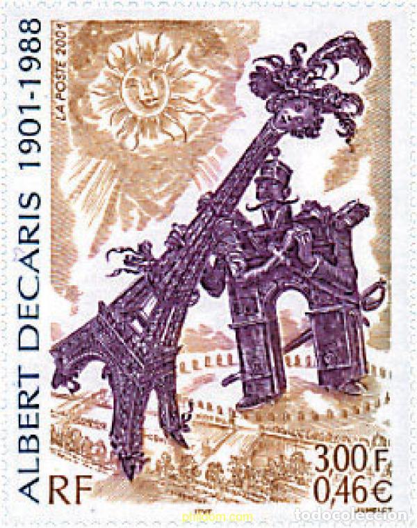 Sellos: 81215 MNH FRANCIA 2001 CENTENARIO DEL NACIMIENTO DE ALBERT DECARIS