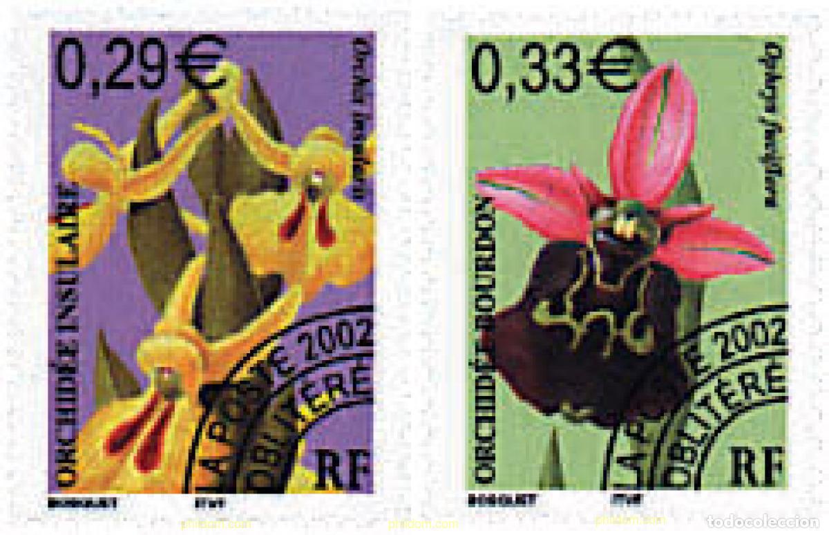 Sellos: 89340 MNH FRANCIA 2002 ORQUIDEAS