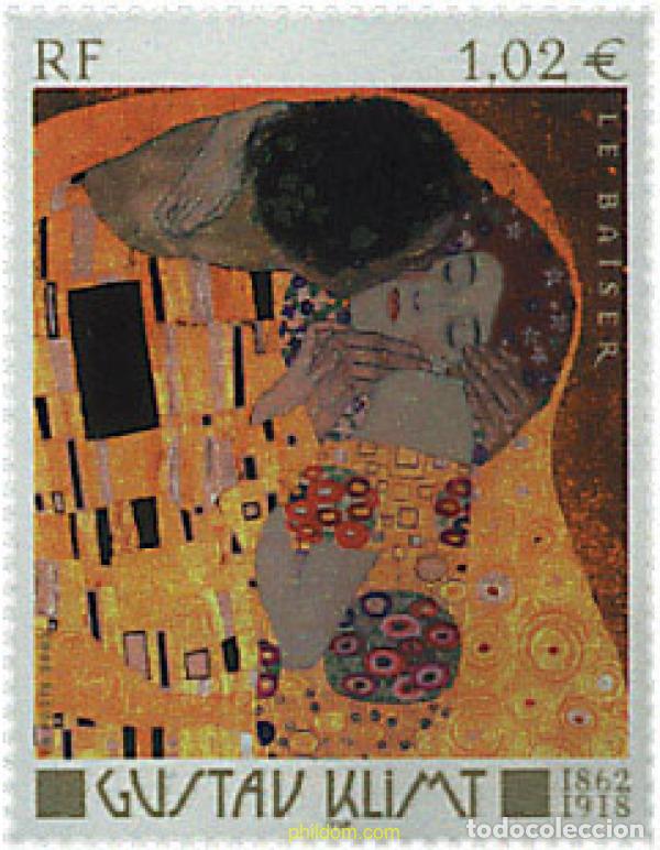 Sellos: 86992 MNH FRANCIA 2002 140 ANIVERSARIO DEL NACIMIENTO DE GUSTAV KLIMT
