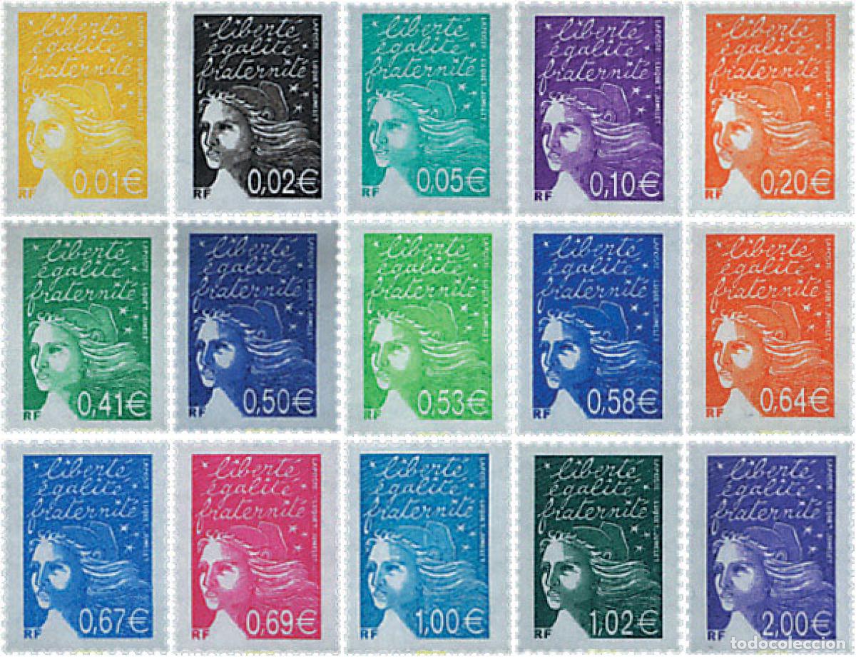 Sellos: 88455 MNH FRANCIA 2002 MARIANA DEL 14 DE JULIO