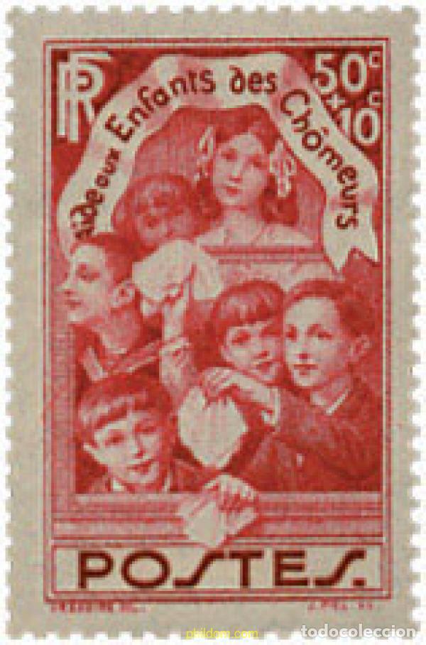 Timbres: 120324 MNH FRANCIA 1936 PRO INFANCIA DE LOS DESEMPLEADOS