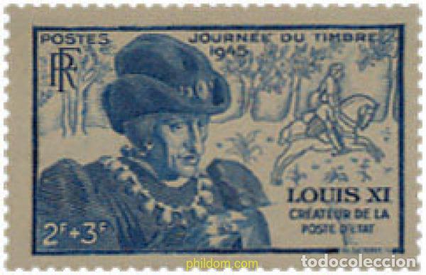 Timbres: 152587 MNH FRANCIA 1945 DIA DEL SELLO