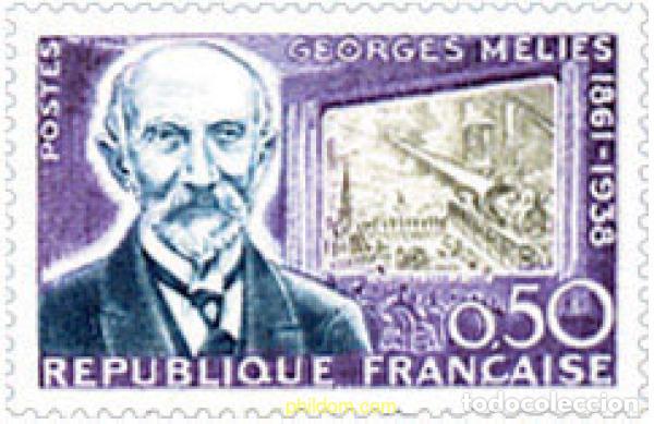 Sellos: 140614 MNH FRANCIA 1961 CENTENARIO DEL NACIMIENTO DE G. MELIES