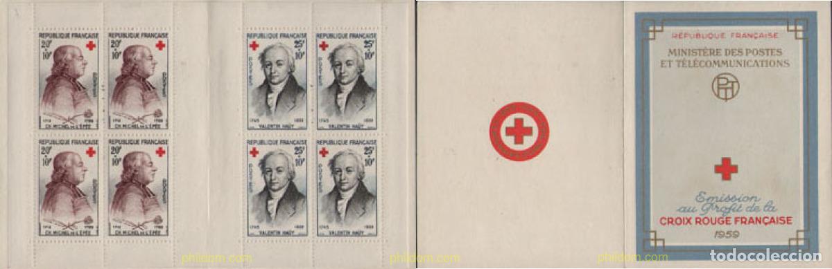 Sellos: 141972 MNH FRANCIA 1959 PRO CRUZ ROJA