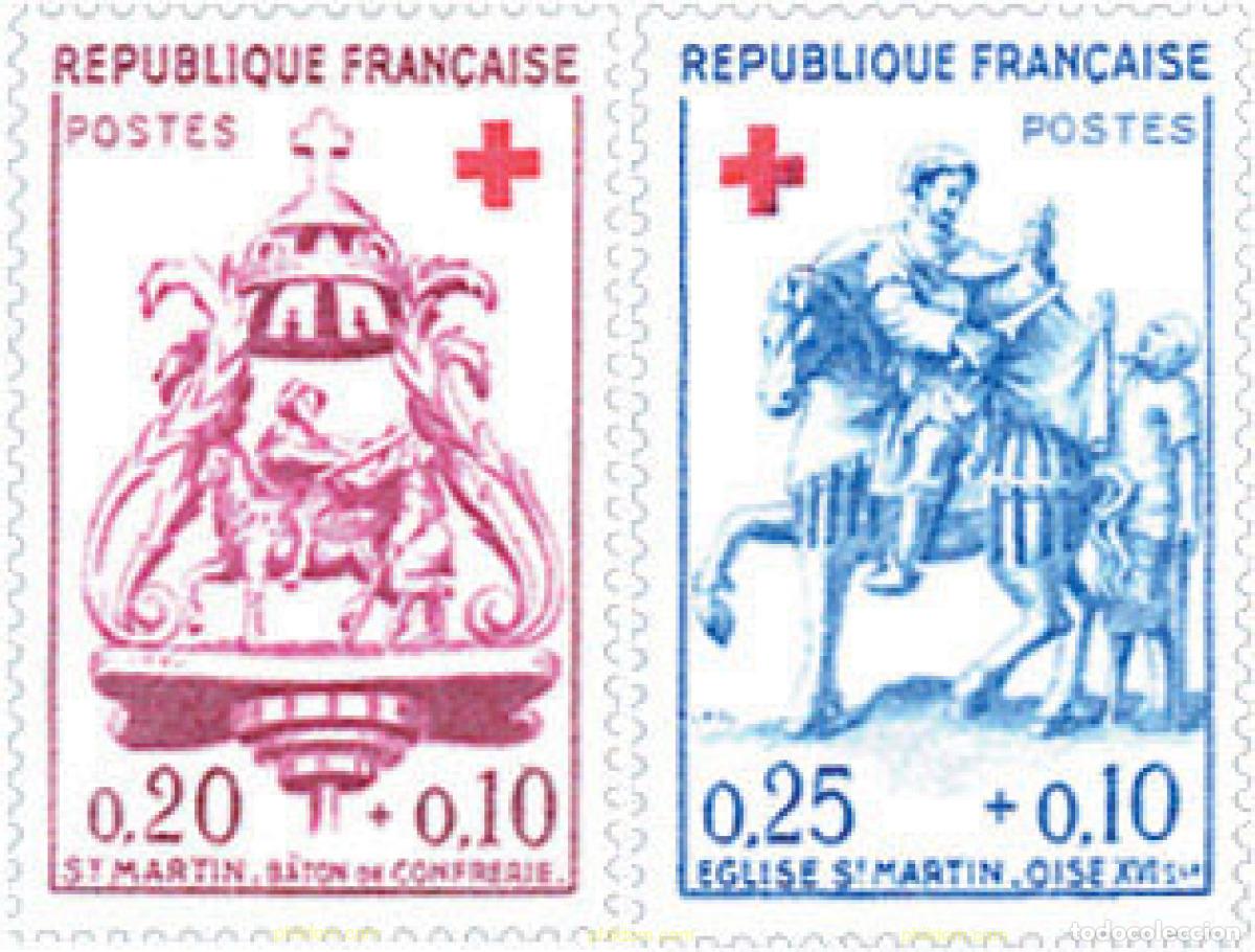 Sellos: 14074 MNH FRANCIA 1960 PRO CRUZ ROJA