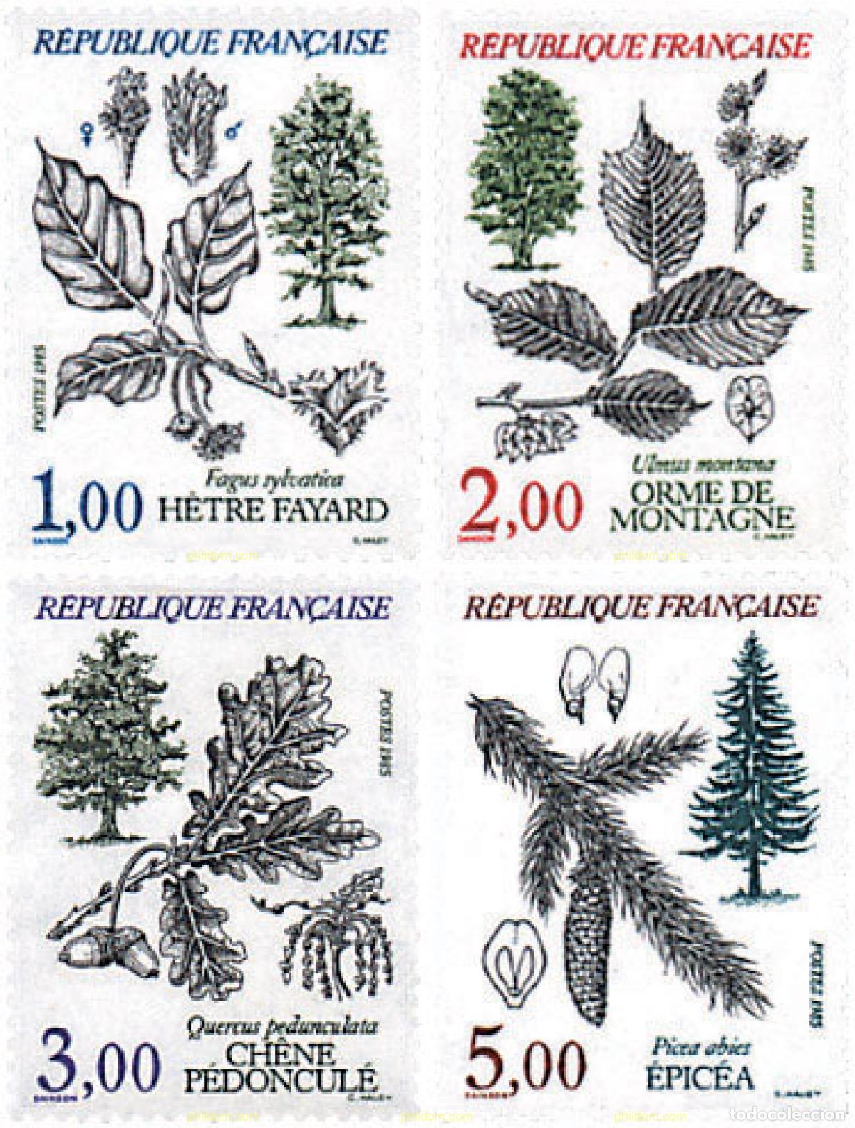 Sellos: 89313 MNH FRANCIA 1985 FLORA DE FRANCIA