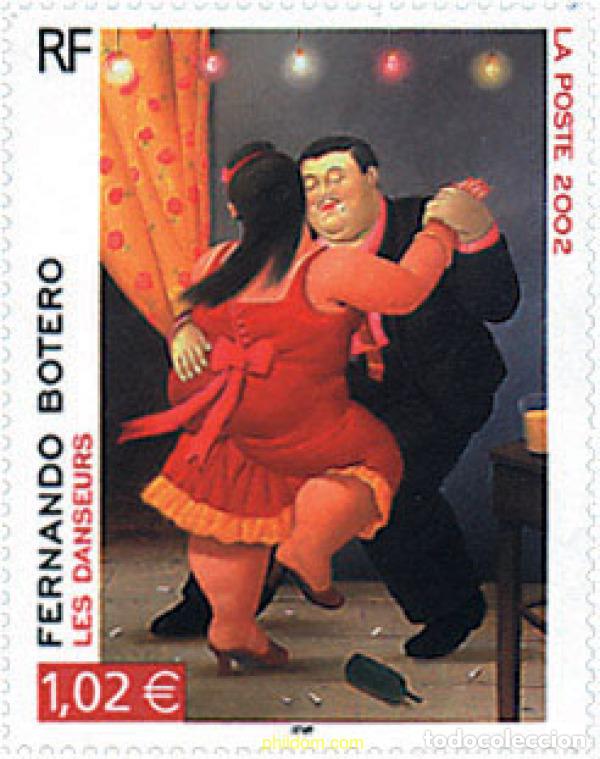 Sellos: 93593 MNH FRANCIA 2002 FERNANDO BOTERO