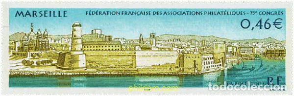Sellos: 98449 MNH FRANCIA 2002 75 CONGRESO DE LA FEDERACION FRANCESA DE ASOCIACIONES FILATELICAS EN MARSELL