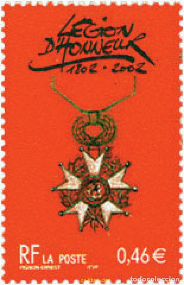 Sellos: 98451 MNH FRANCIA 2002 2 CENTENARIO DE LA LEGION DE HONOR