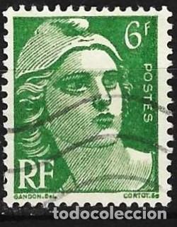 Sellos: Francia 1951 - Mi 902 - YT 884 - Marianne de Gandon