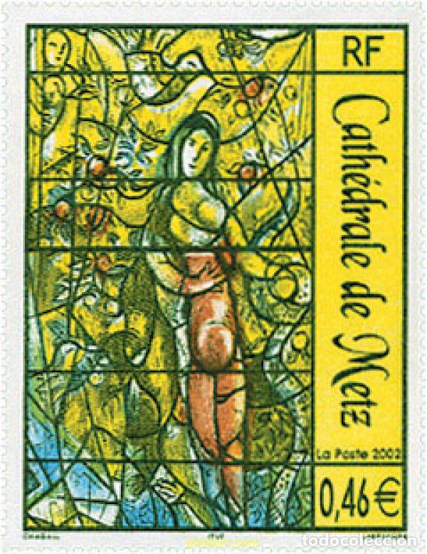 Sellos: 99071 MNH FRANCIA 2002 CATEDRAL DE METZ