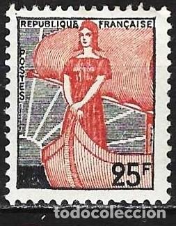 Sellos: Francia 1959 - Mi 1259 - YT 1216 - Marianne - MH*