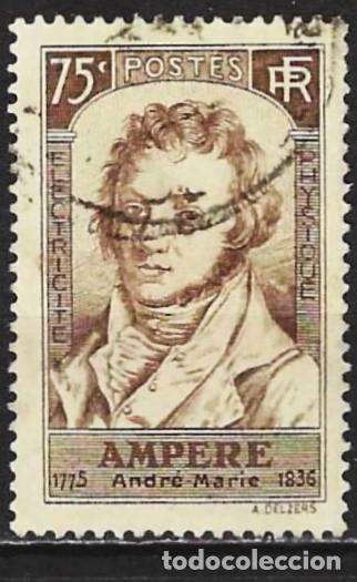 Sellos: Francia 1936 - Mi 313 - YT 310 - Amp&egrave;re Andr&eacute; Marie