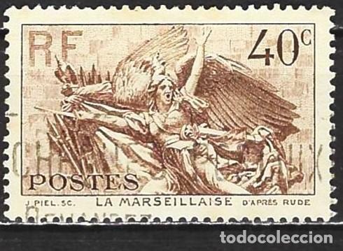 Sellos: Francia 1936 - Mi 320 - YT 315 - La Marseillaise de Rude