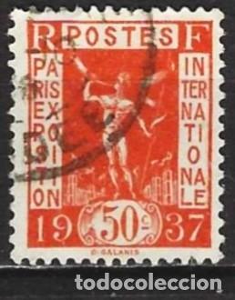 Sellos: Francia 1936 - Mi 331 - YT 325 - Exposici&oacute;n Internacional de Par&iacute;s