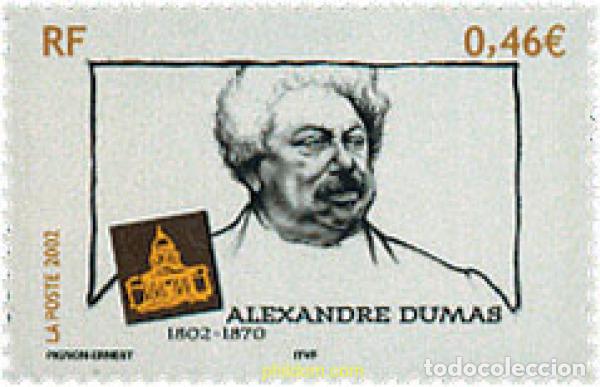 Sellos: 113622 MNH FRANCIA 2002 200 ANIVERSARIO DEL NACIMIENTO DE ALEJANDRO DUMAS