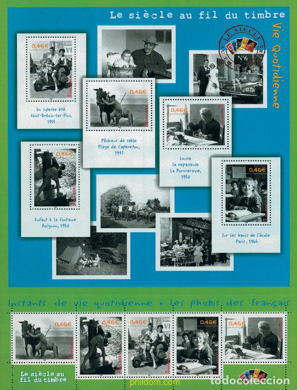 Sellos: 113627 MNH FRANCIA 2002 EL SIGLO A TRAVES DEL SELLO. VIDA COTIDIANA