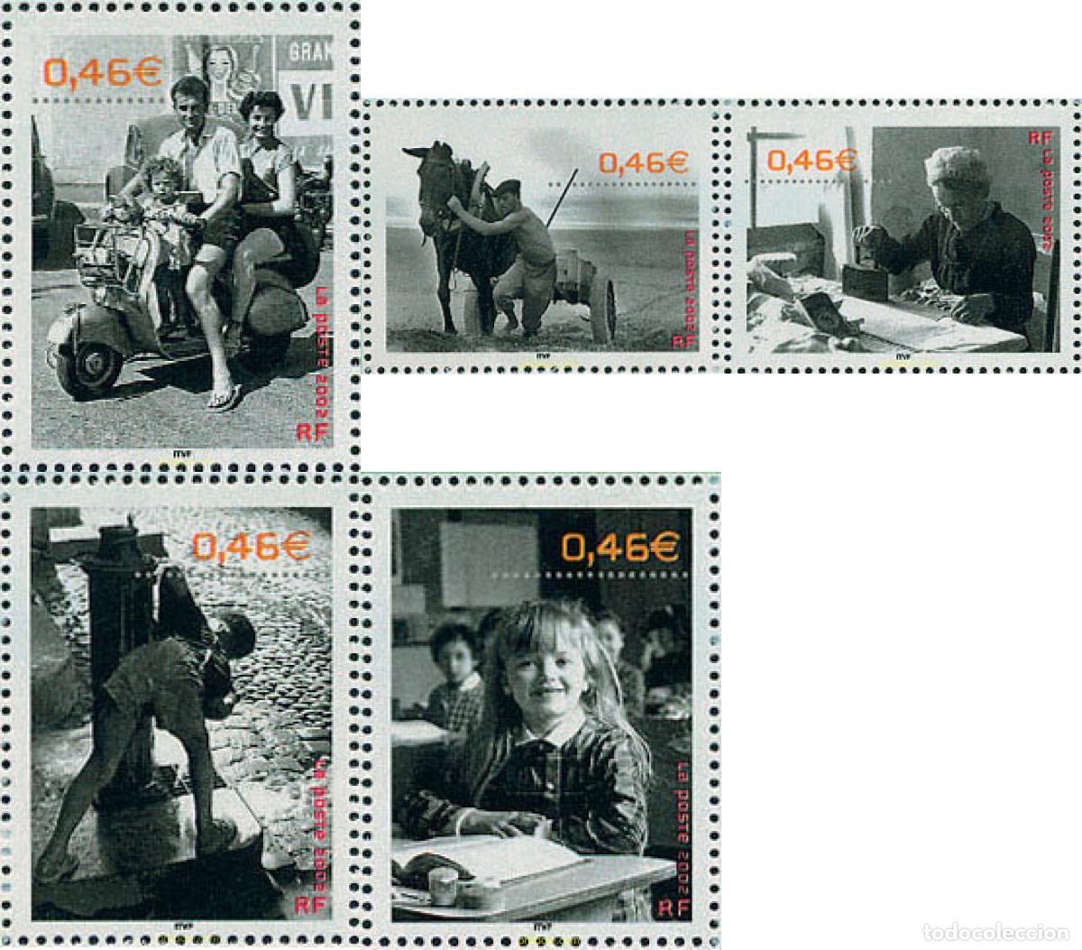 Sellos: 113629 MNH FRANCIA 2002 EL SIGLO A TRAVES DEL SELLO. VIDA COTIDIANA
