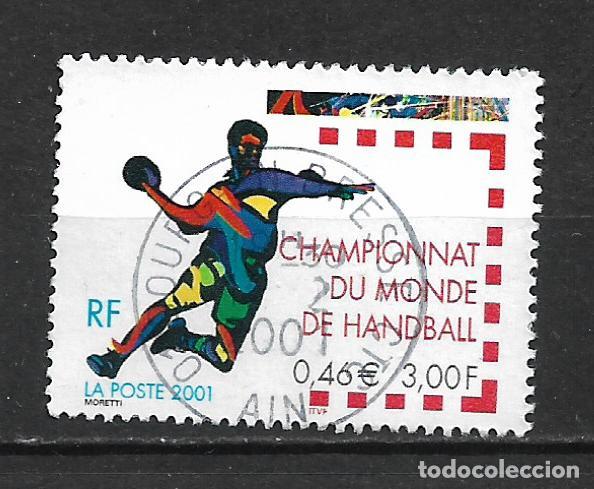Sellos: francia 2001 serie completa usado - 22/28