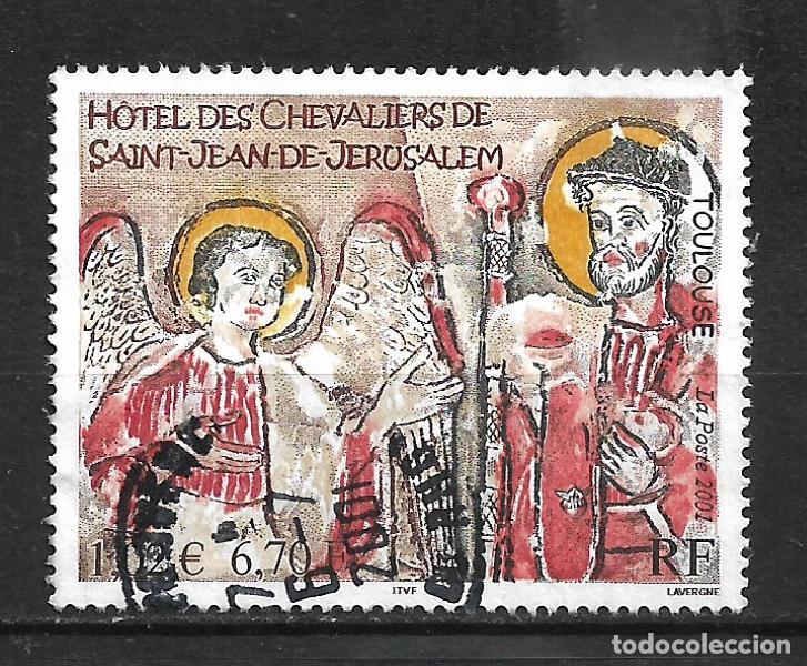 Sellos: francia 2001 serie completa usado - 22/28