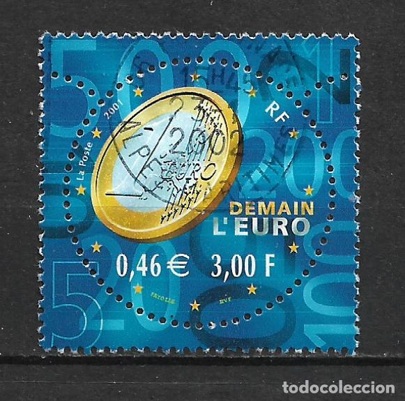 Sellos: francia 2001 serie completa usado - 22/28