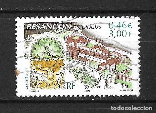 Sellos: francia 2001 serie completa usado - 22/28