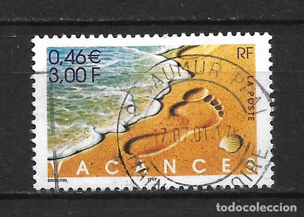 Sellos: francia 2001 serie completa usado - 22/28