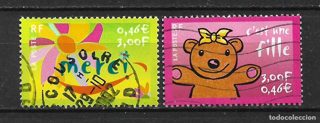 Sellos: francia 2001 sello usado - 22/28