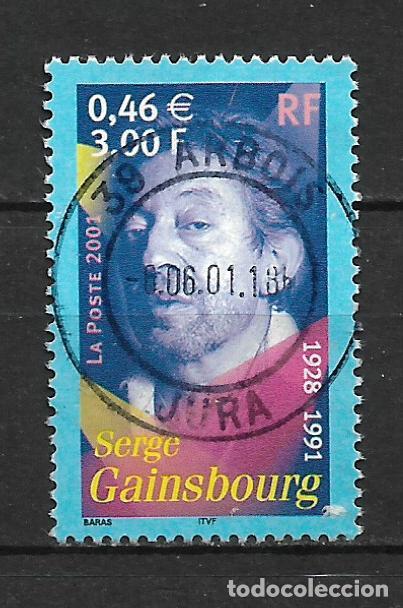 Sellos: francia 2001 sello usado - 22/28