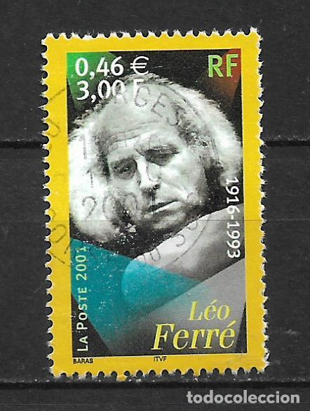 Sellos: francia 2001 sello usado - 22/28